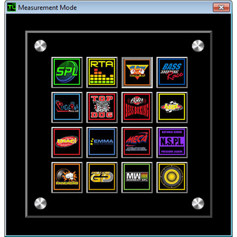 Term-LAB Magnum measurement mode for multiple sound off organizations and generic SPL mode as well as custom mode.