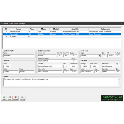 Term-LAB MAGNUM and REBEL Software Maintenance