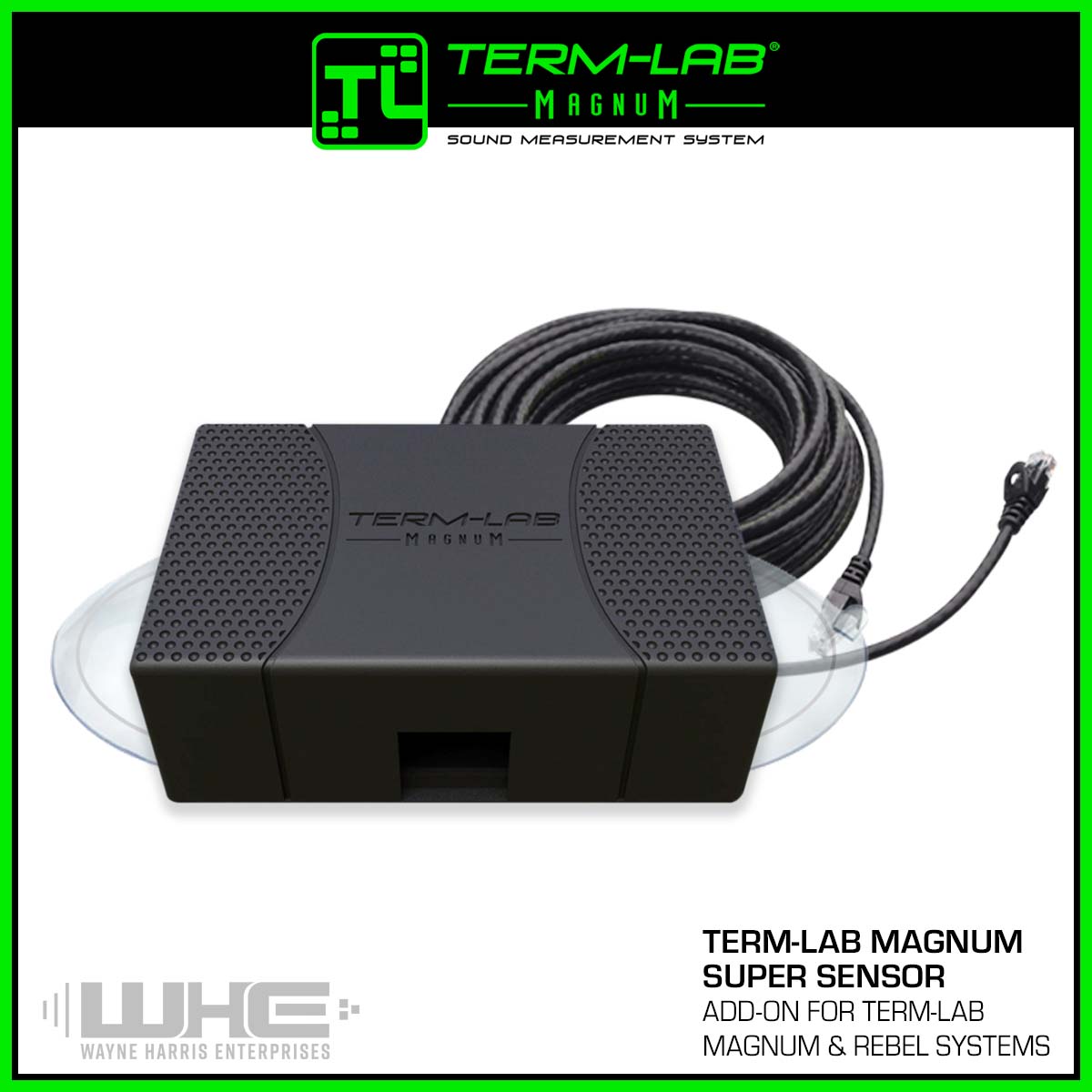 Add-on Term-LAB Super Sensor. Compatible with Term-LAB Magnum and Rebel SPL Meters