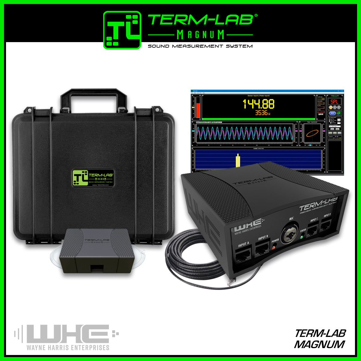 Term-LAB Magnum SPL Meter for High SPL Measurements.