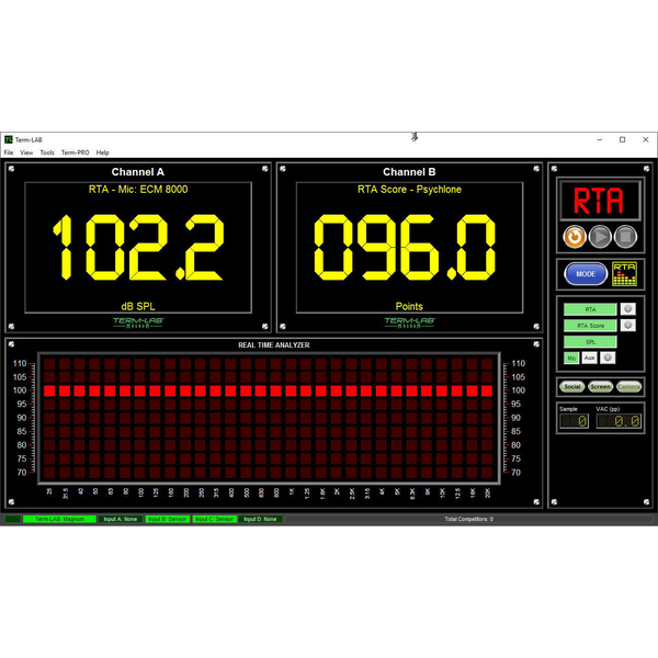 SPL Meter - Term-LAB Magnum | Professional Car Audio Competition Meter ...