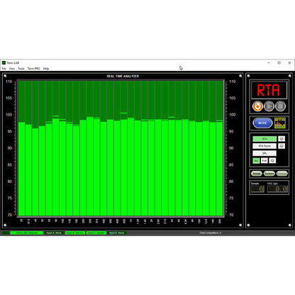 Term-LAB Magnum Real Time Analyzer (RTA) for 20Hz-20KHz measurements.